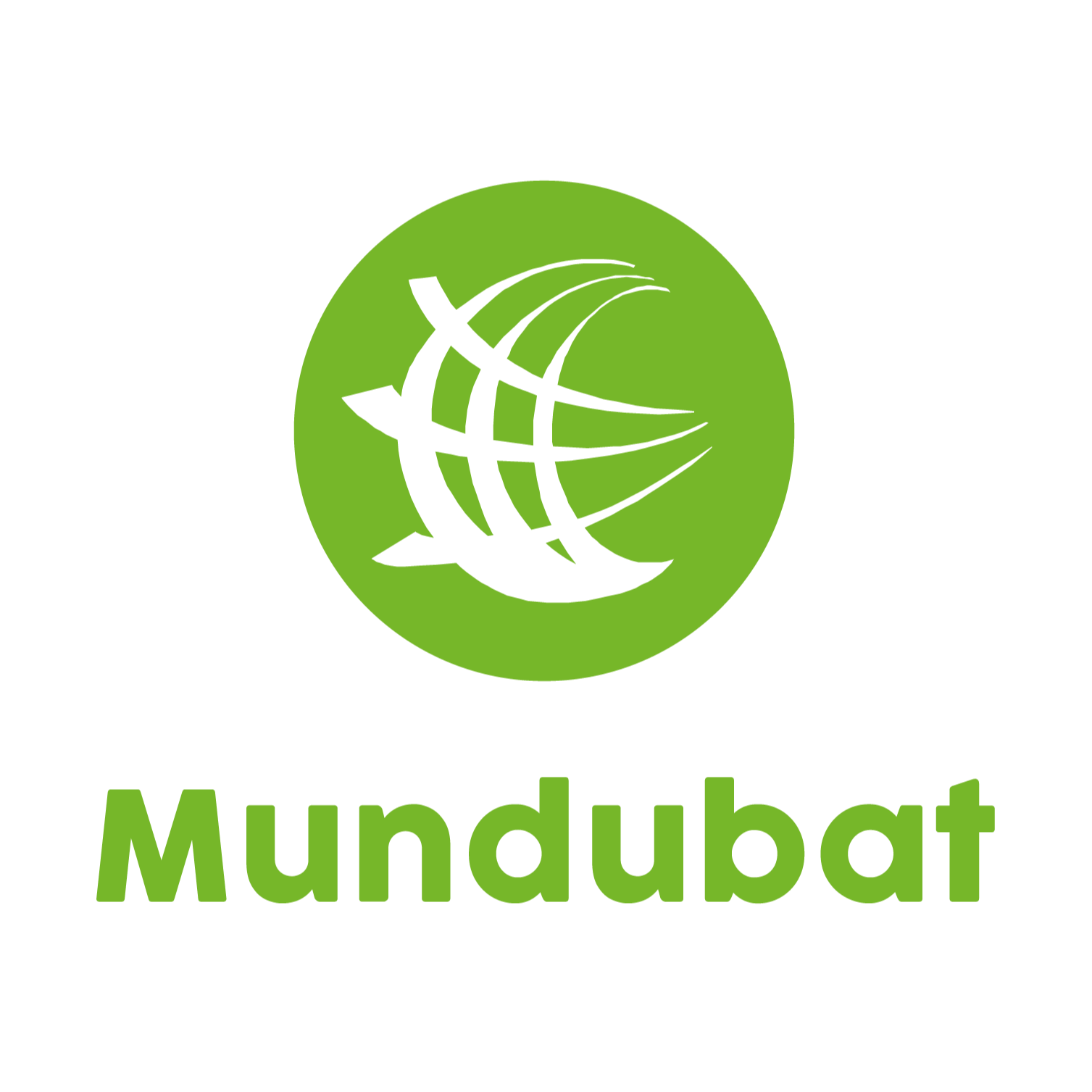 white-Logo vertical verde Mundubat